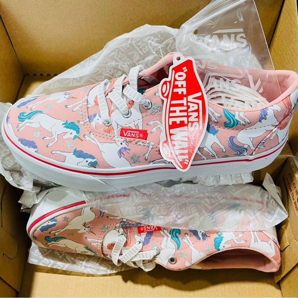 VANS DOHENY UNICORN SHOES GIRLS SIZE 4 - Picture 10 of 10